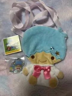 サンリオ　リトルツインスターズ　ぬいぐるみポシェット　キキ