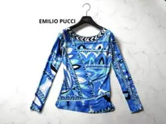美品✨EMILIO PUCCI エミリオプッチ 半袖 カットソー プッチ柄 - メルカリ