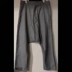 【yaponskii】ヤポンスキー サルエルパンツ モード グレー フリーサイズ