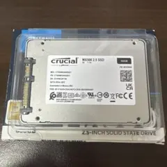 Crucial MX500 500GB SSD クルーシャル 未使用保管品のサムネイル
