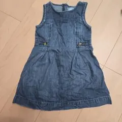 babyGap*100サイズ*デニム ノースリーブ ワンピース
