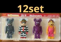 12セット　マクドナルド　ゴジラ　ベアブリック