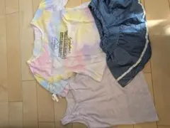 150　女の子用 水着　未使用　3点セット