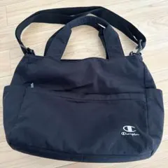 Champion ブラック 2wayショルダーバッグ