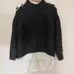 美品】Ameri VINTAGE シアー スリーブ ニット カーディガン - メルカリ