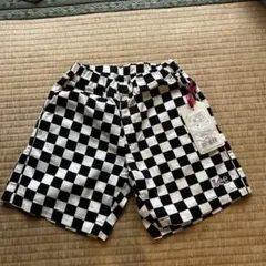 新品Lee チェック柄 ハーフパンツ 110cm