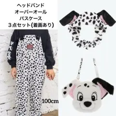 【値下げ中】101匹わんちゃん オーバーオール ヘッドバンド パスケース 3点