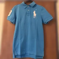【Polo By Ralph Lauren】ポロシャツ ブルー ナンバリング