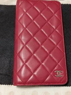 CHANEL ワインレッド 長財布 キルティング - メルカリ