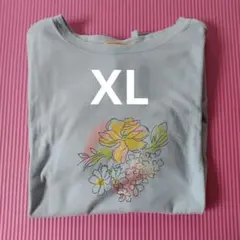 クロコダイル半袖Tシャツ　カットソー　レディース　花柄