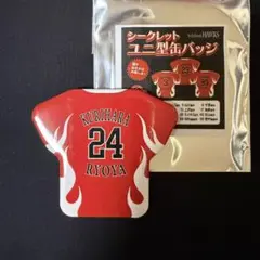 栗原陵矢 鷹祭 SUMMER BOOST シークレット ユニ型缶バッジ