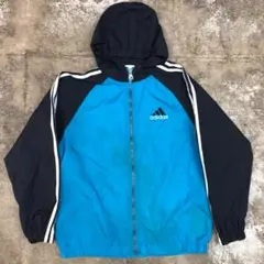 お*長様 古着 90年代 adidasアディダス ナイロンジャケット 万国旗タグ