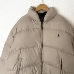 90s Polo Ralph Lauren 刺繍ロゴ ヌプシ ダウンジャケット
