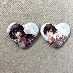 HoneyWorks 望月蒼太 早坂あかり ハート缶バッジ - メルカリ