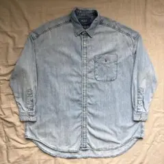 【最現行】Ralph Lauren オーバーサイズ コットン デニムシャツ