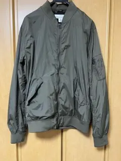 H&M L.O.G.G. MA-1フライトジャケット Mサイズ オリーブグリーン