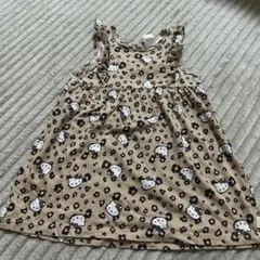 H&M Hello Kitty キティ　ノースリーブワンピース 80のサムネイル
