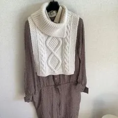 ビューティ＆ユース　ユナイテッドアローズ　ネックウォーマー　付け襟　ニット