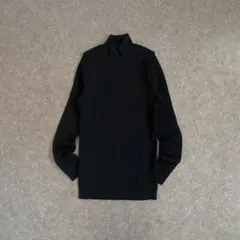 vintage ハイネック リブニット ブラック ノームコア