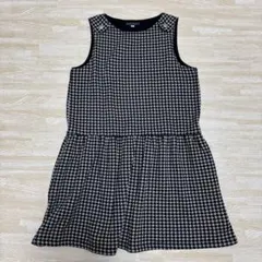 BeBe　裏起毛ノースリーブワンピース　140cm