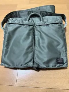 G*y様 極美品PORTER タンカー　ヘルメットバッグ　セージグリーンショルダ