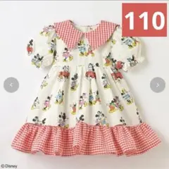 新品未使用　moimoi Disney ワンピース 110cm バースデイ