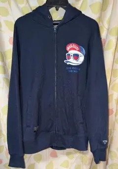B/ONE/SOUL ビーワンソール ジップアップ　パーカー ネイビー L