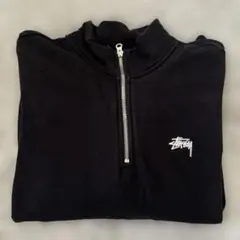 【STUSSY】ワンポイント刺繍ロゴハーフジップフリース 希少 3017011683280380_01_6318.jpeg