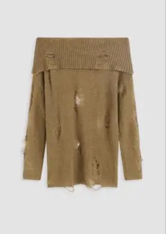 cider オフショルダー ニット　y2k サイダー　opium