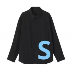 紳士　両面起毛フランネルシャツジャケット　無印　MUJI 無印良品　ブラック　黒