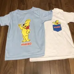 HARIBO Tシャツセット 110サイズ 水色/白
