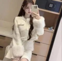 Lumignon Papillon tweed fringe jacket - メルカリ