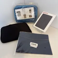 【新品・美品】ガジェット周辺機器 4点セット iPad miniケース・ポーチ等のサムネイル