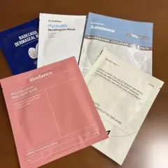 シートマスク　5枚セット バイオダンス、バデカシル他