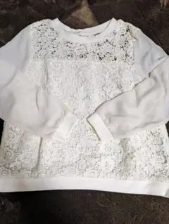 LOWRYSFARM／レース／シースルー／カットソー