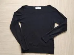 ボートネック ニット