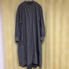 しまむら　HK WORKS LONDON 　シャツワンピース ティアード