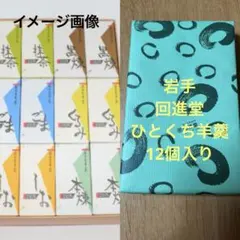【未開封】回進堂　岩谷堂羊羹ひとくち 12個入のサムネイル