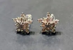 雪の結晶ピアス　新品未使用♩