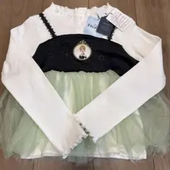 新品タグ付き　女の子　130 アナ雪　アナ　薄手　トップス　チュール