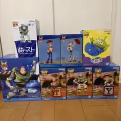 6点セット トイストーリー フィギュア ウッディ バズ ジェシー ロゴ