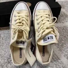 未使用⭐︎CONVERSE ALL STAR クリーム色 us6.5 25cm