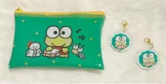 サンリオ セリア けろけろけろっぴ フラットポーチアクリルチャーム2個まとめ売り