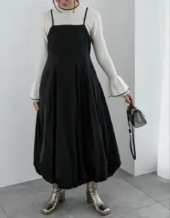 ワッシャー タフタ バルーン キャミ ワンピース Techichi テチチ