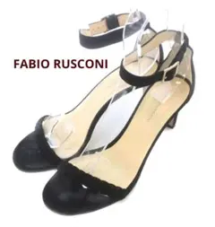 FABIO RUSCONI ファビオルスコーニ バックストラップサンダル 黒のサムネイル