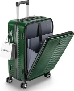 [VARNIC] スーツケース フロントオープン 多機能キャリーケース