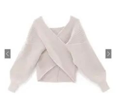 GRL カシュクールニットトップス【mb1515】