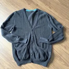 URBAN RESEARCH Vネック カーディガン　 ブラック　Lサイズ