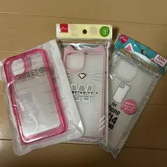 iPhone 14 クリアケース　セット　猫耳