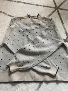 Té chichi ドット柄セーター Mサイズ